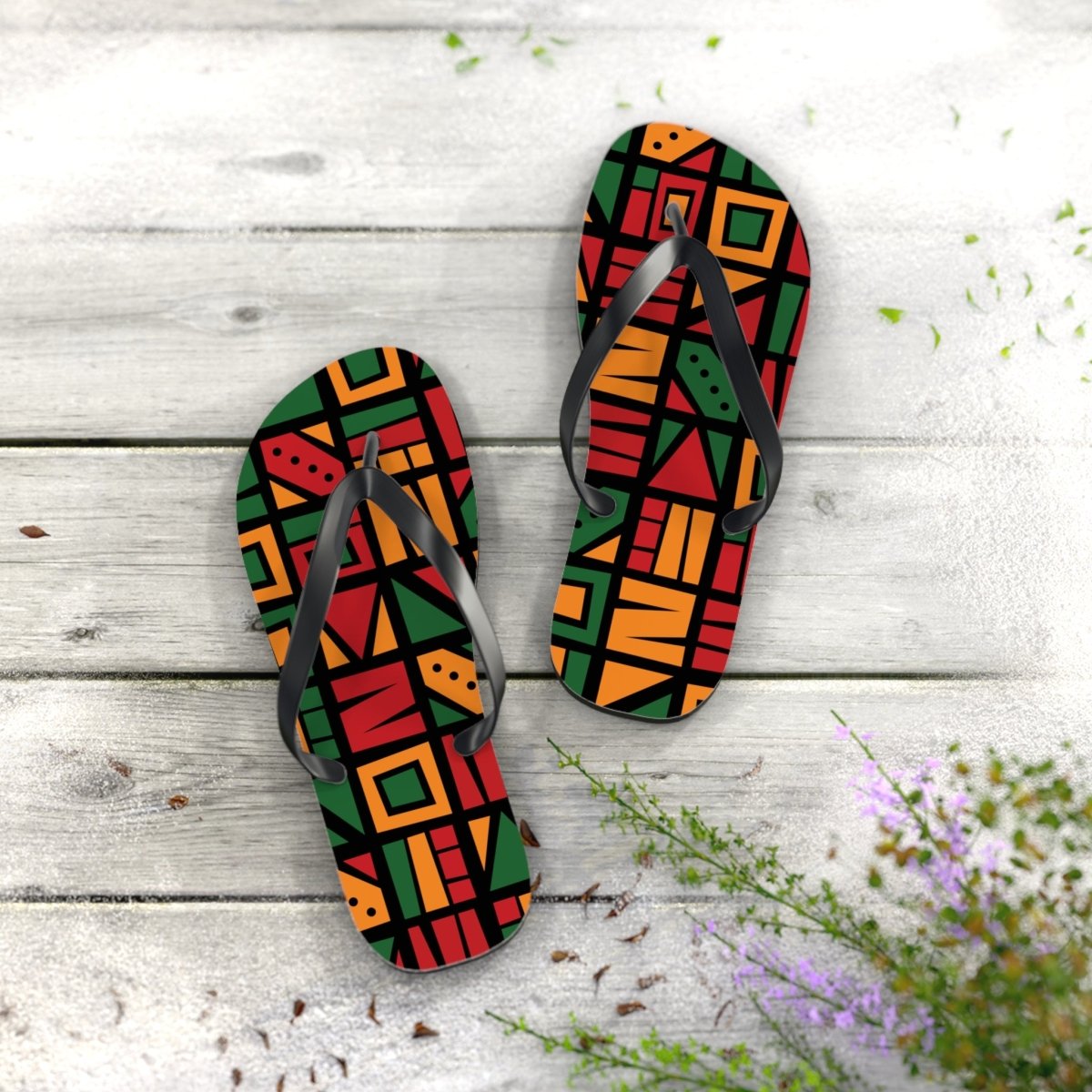 Geometric Groove Flip Flops 65649834400210903655 Earthbound Pacific