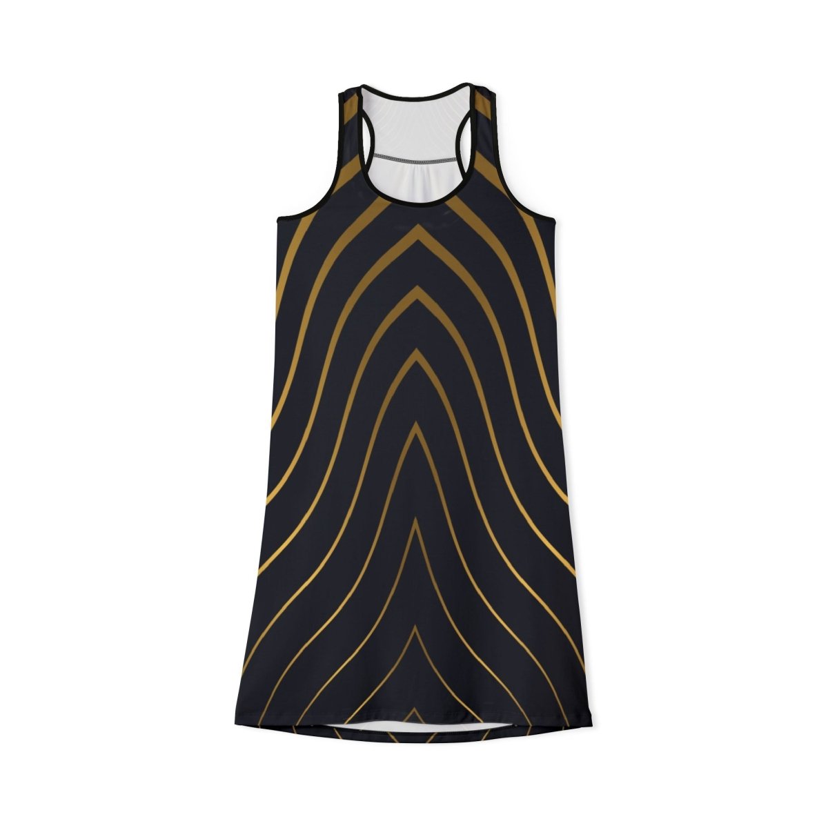 Gold Stripe Women's Dress - Earthbound Pacific