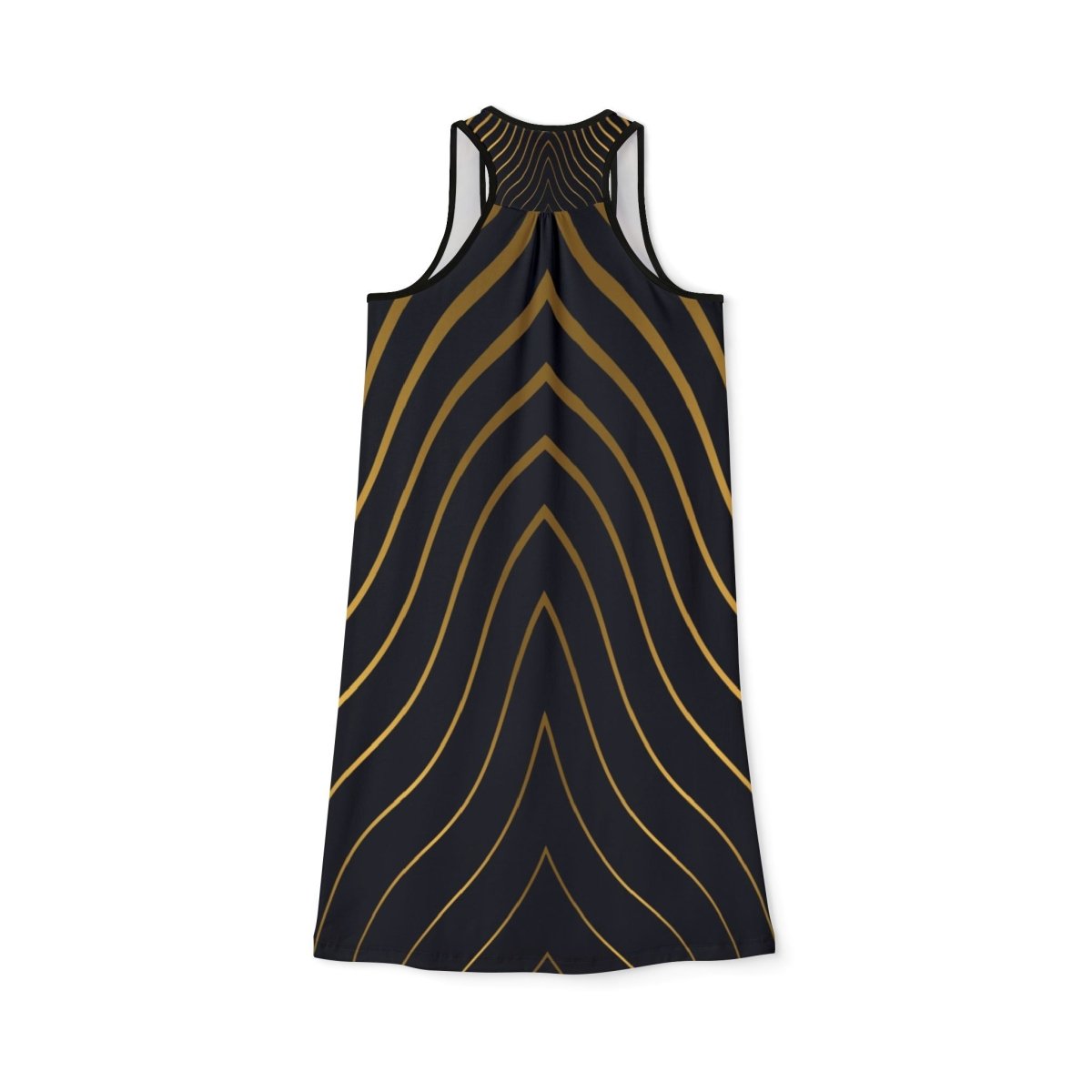 Gold Stripe Women's Dress - Earthbound Pacific