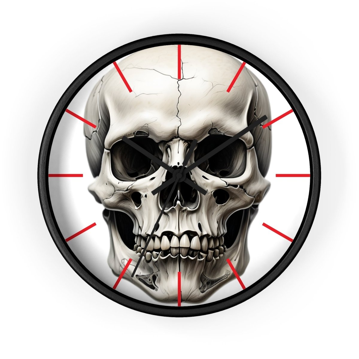 Gothic Skull Wall Clock - Earthbound Pacific