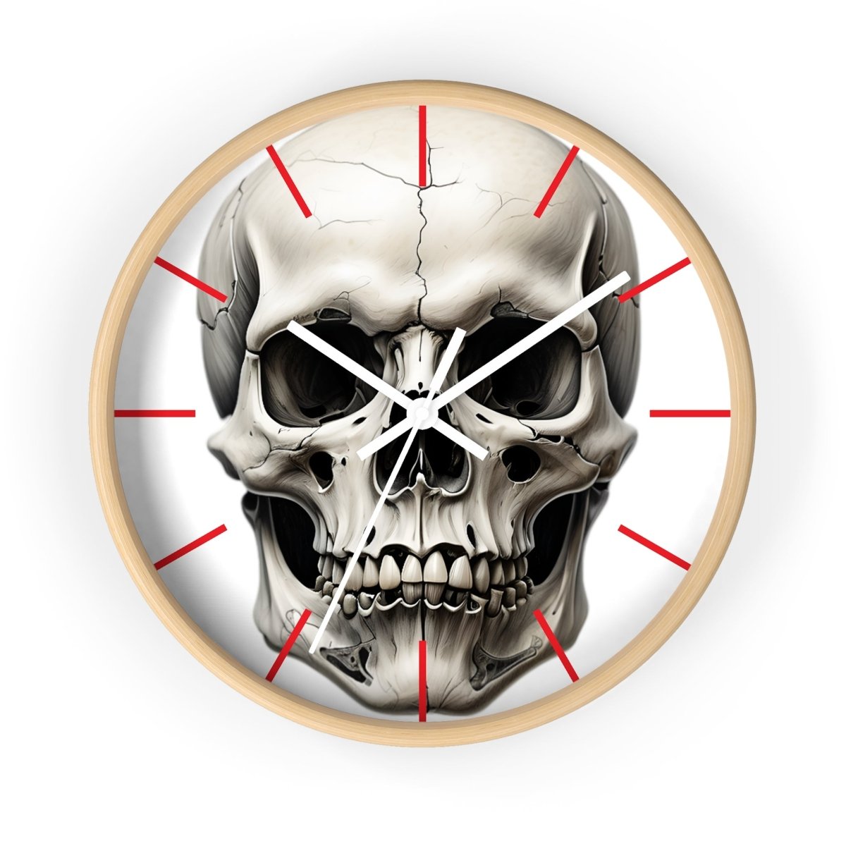 Gothic Skull Wall Clock - Earthbound Pacific