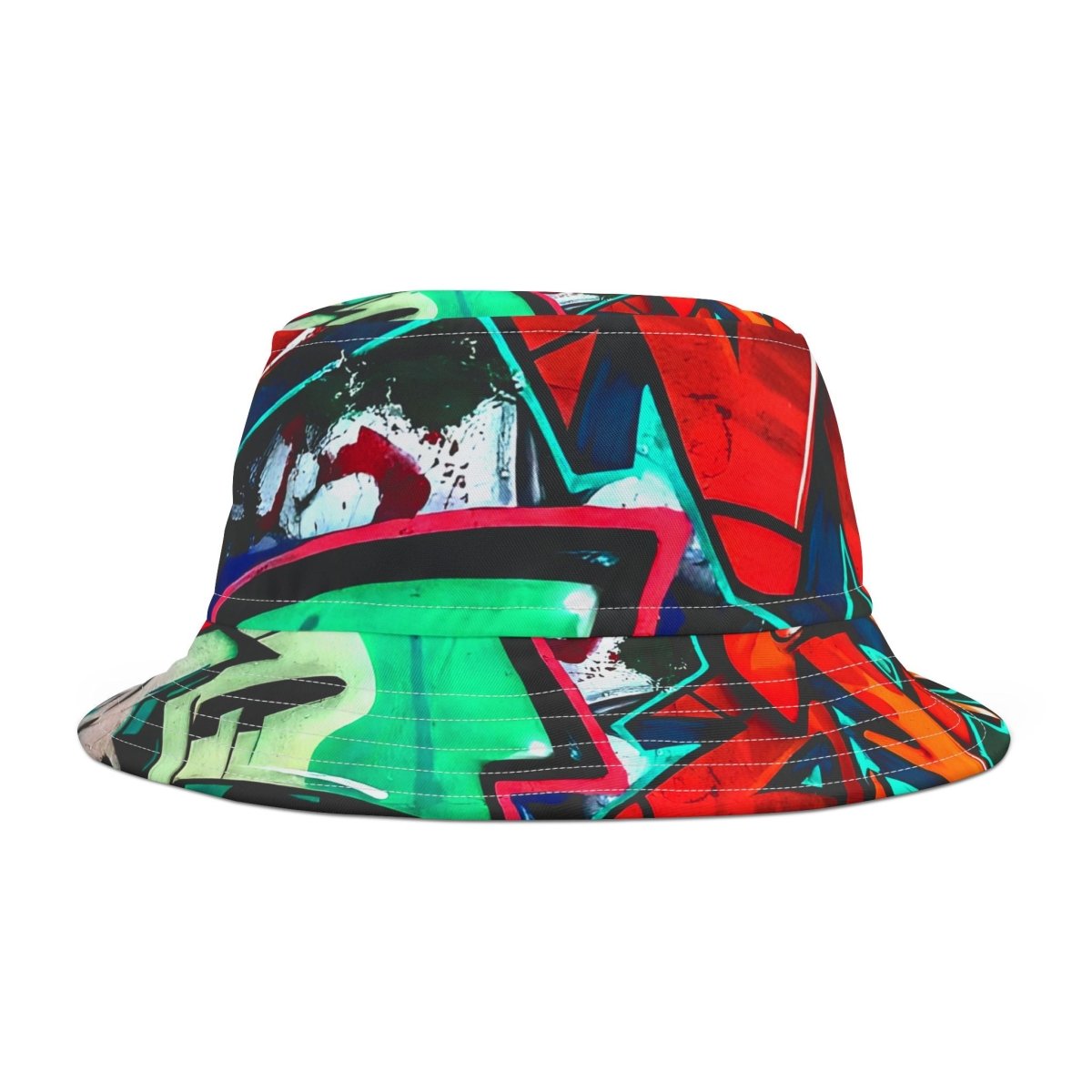 Graffiti Bucket Hat, Street Style Cap, Urban Fashion Accessory, Hip Hop Headwear, Cool Summer Headgear - Earthbound Pacific