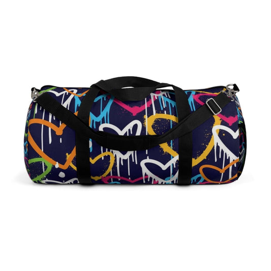 Graffiti Heart Duffel Bag - Colorful Street Art Travel Gym Bag 31250002948646436966 Earthbound Pacific