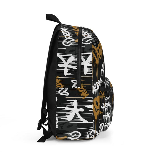 Graffiti Tag Backpack — Urban Street Art Travel Bag 49157436428396161599 Earthbound Pacific