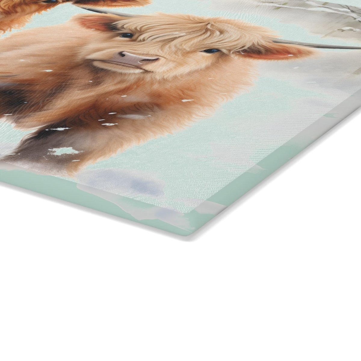 Highland Cattle Glass Cutting Board - Rustic Kitchen Decor for Animal Lovers 18643557832948695658 Earthbound Pacific