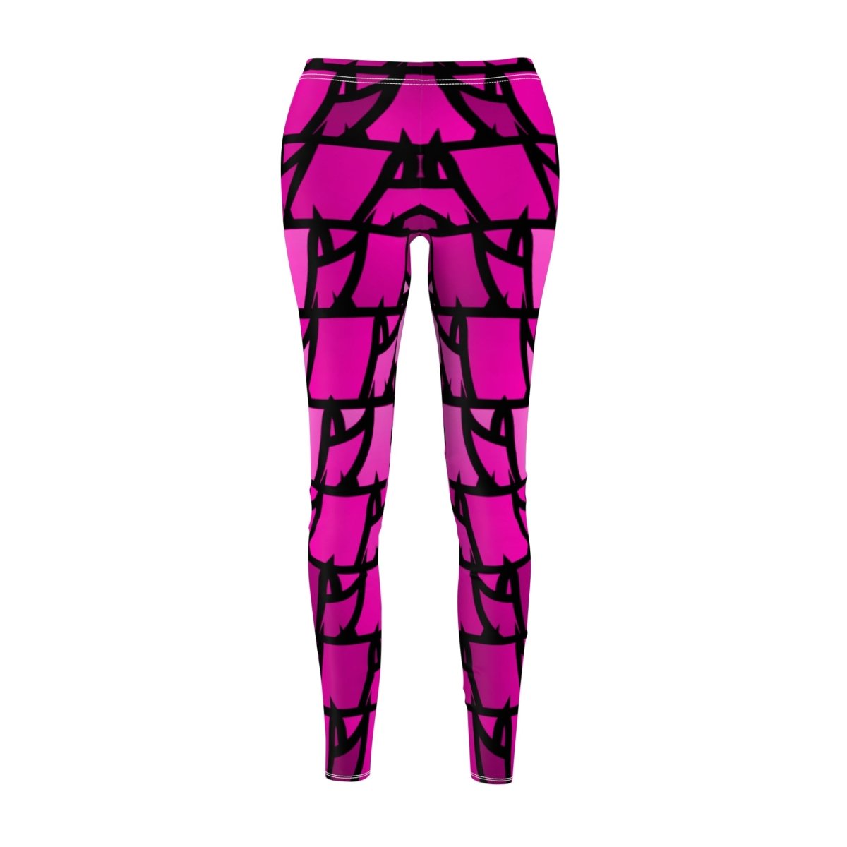 Hot PinkTriangle Geometric design Leggings - Earthbound Pacific