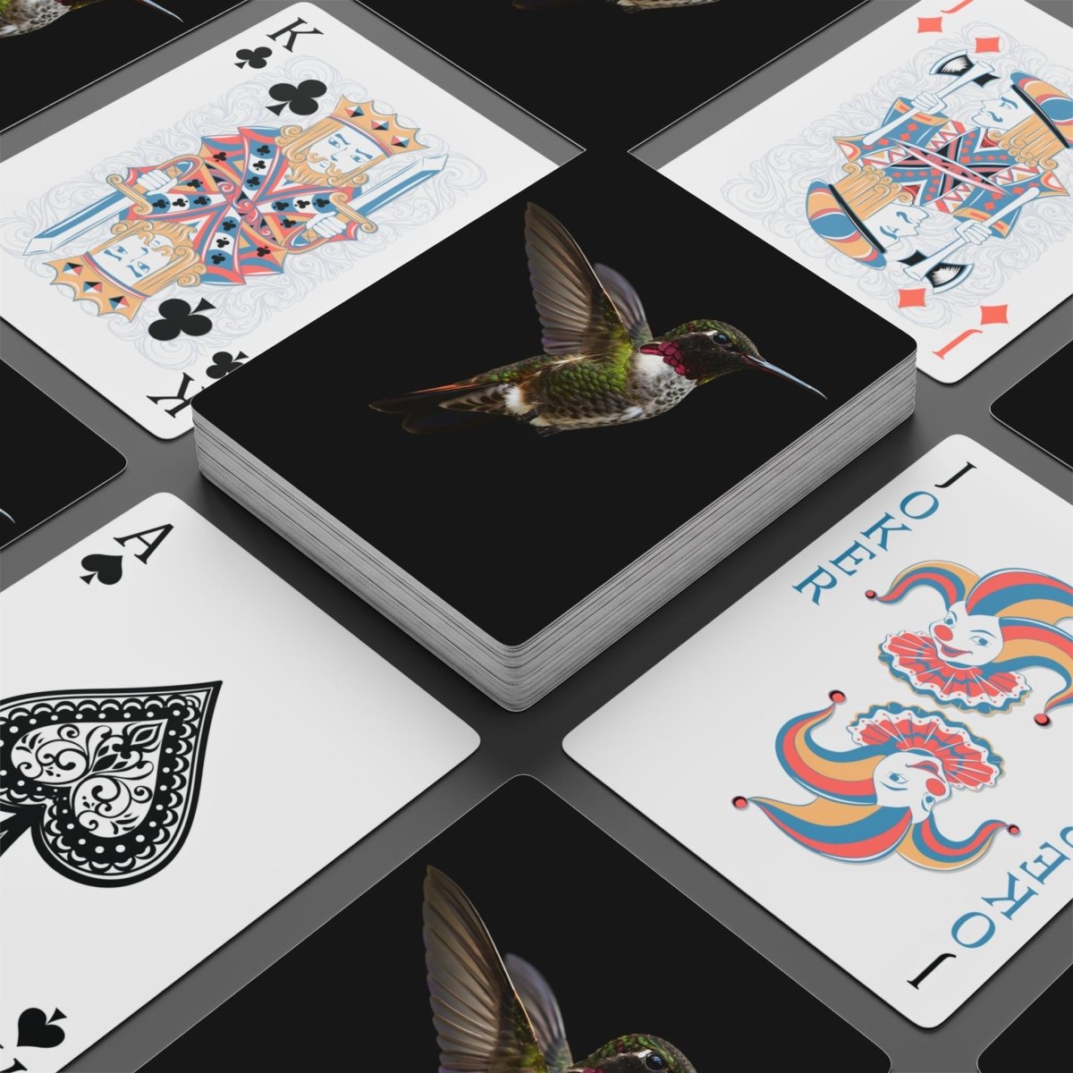 Hummingbird Poker Cards, Unique Deck of Cards for Card Game Night, Bird Lover Gift, Playing Cards for Poker Enthusiasts, Fun Card Games. - Earthbound Pacific