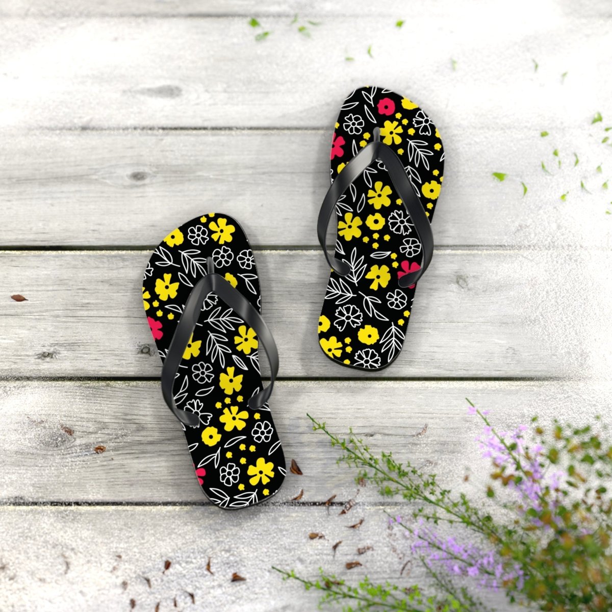 Island Bloom Design Flip Flops 21371795428542071151 Earthbound Pacific