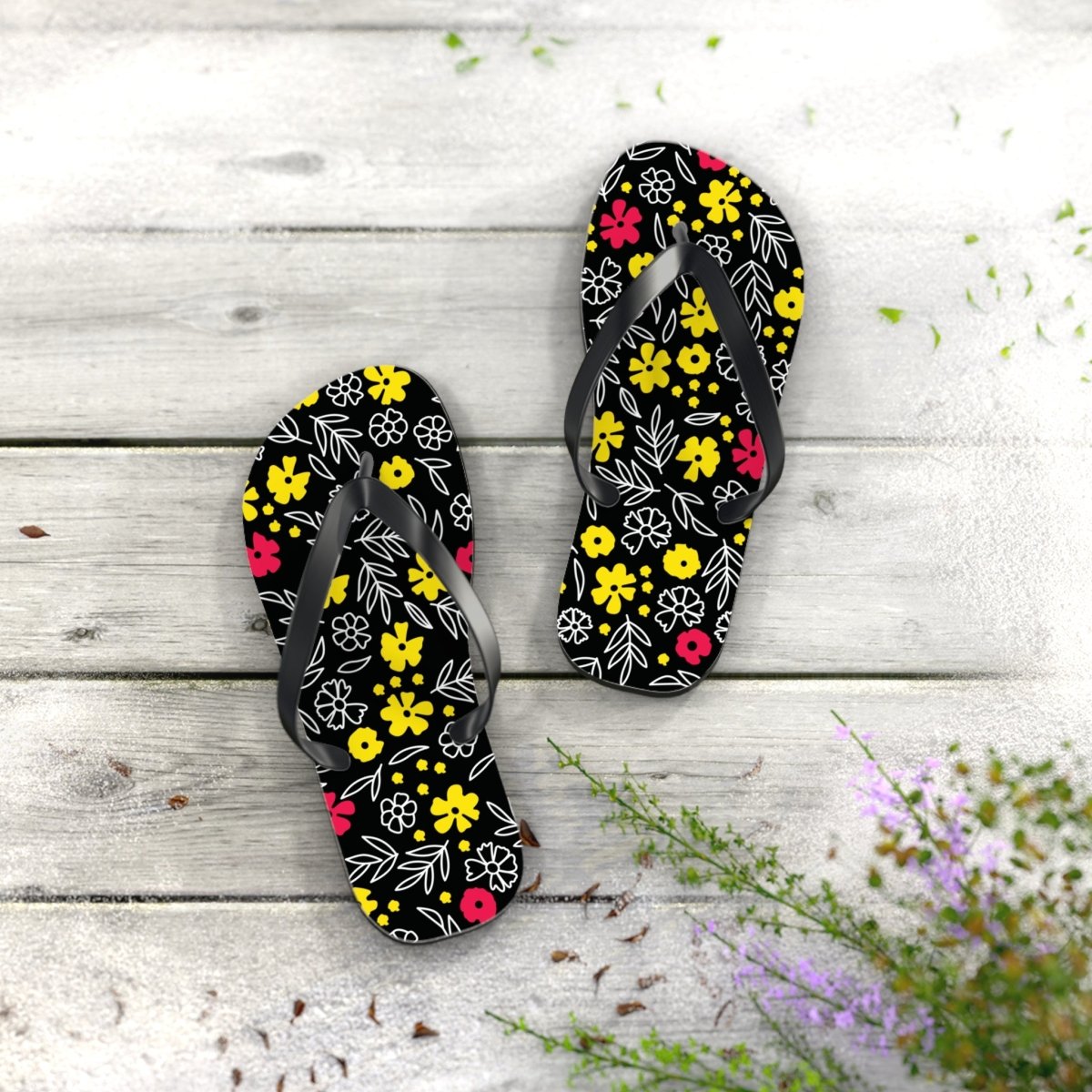 Island Bloom Design Flip Flops 21371795428542071151 Earthbound Pacific