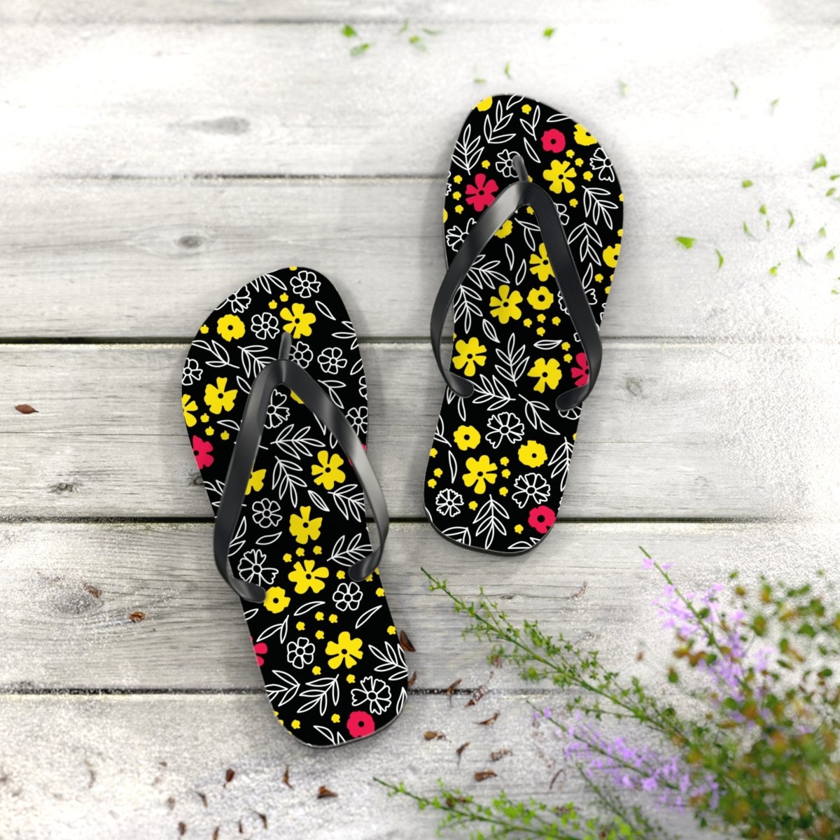 Island Bloom Design Flip Flops 21371795428542071151 Earthbound Pacific