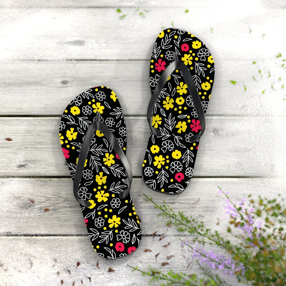 Island Bloom Design Flip Flops 21371795428542071151 Earthbound Pacific