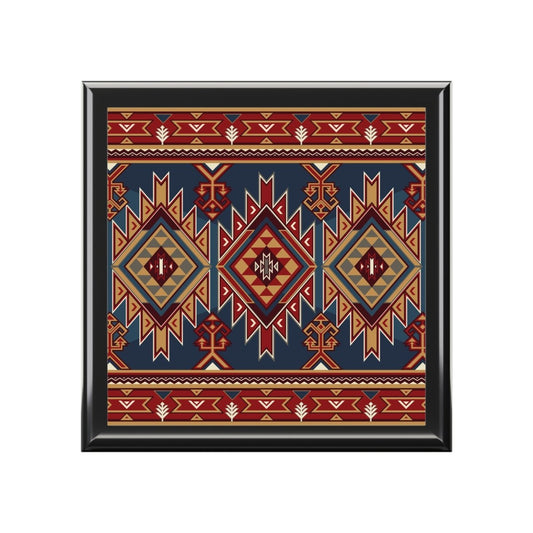 Jewelry Box, Geometric Tribal Design 21680141804525529800 Earthbound Pacific