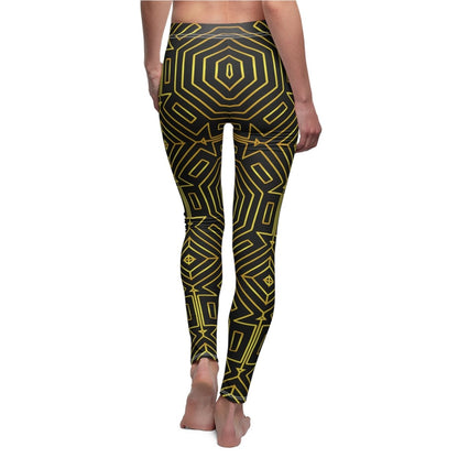 Leggings Art Deco Inspired Design Women's Cut & Sew Casual Leggings - Earthbound Pacific