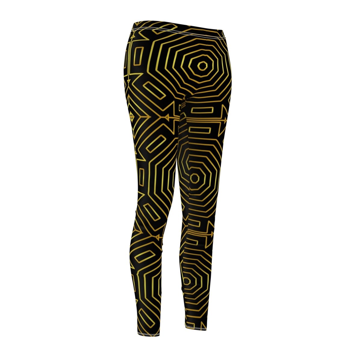 Leggings Art Deco Inspired Design Women's Cut & Sew Casual Leggings - Earthbound Pacific