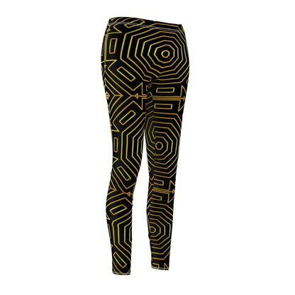 Leggings Art Deco Inspired Design Women's Cut & Sew Casual Leggings - Earthbound Pacific