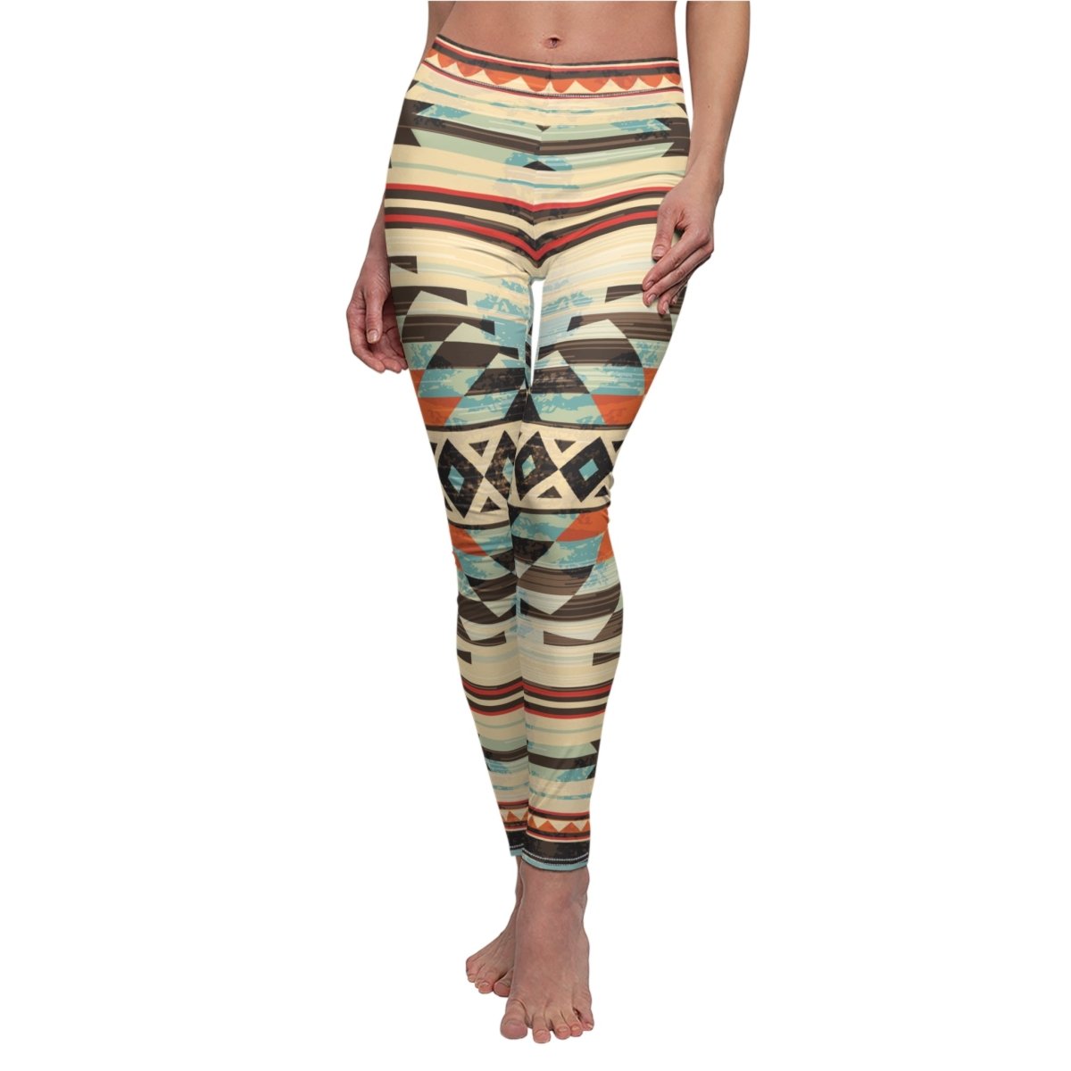 Leggings Native American Tribal Pattern - Earthbound Pacific