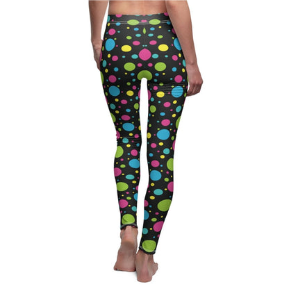 Leggings Neon Dot Women's Cut & Sew Casual - Earthbound Pacific