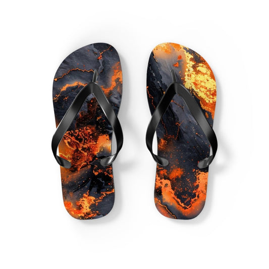 Magma Madness design Flip Flops 16366131258367015166 Earthbound Pacific
