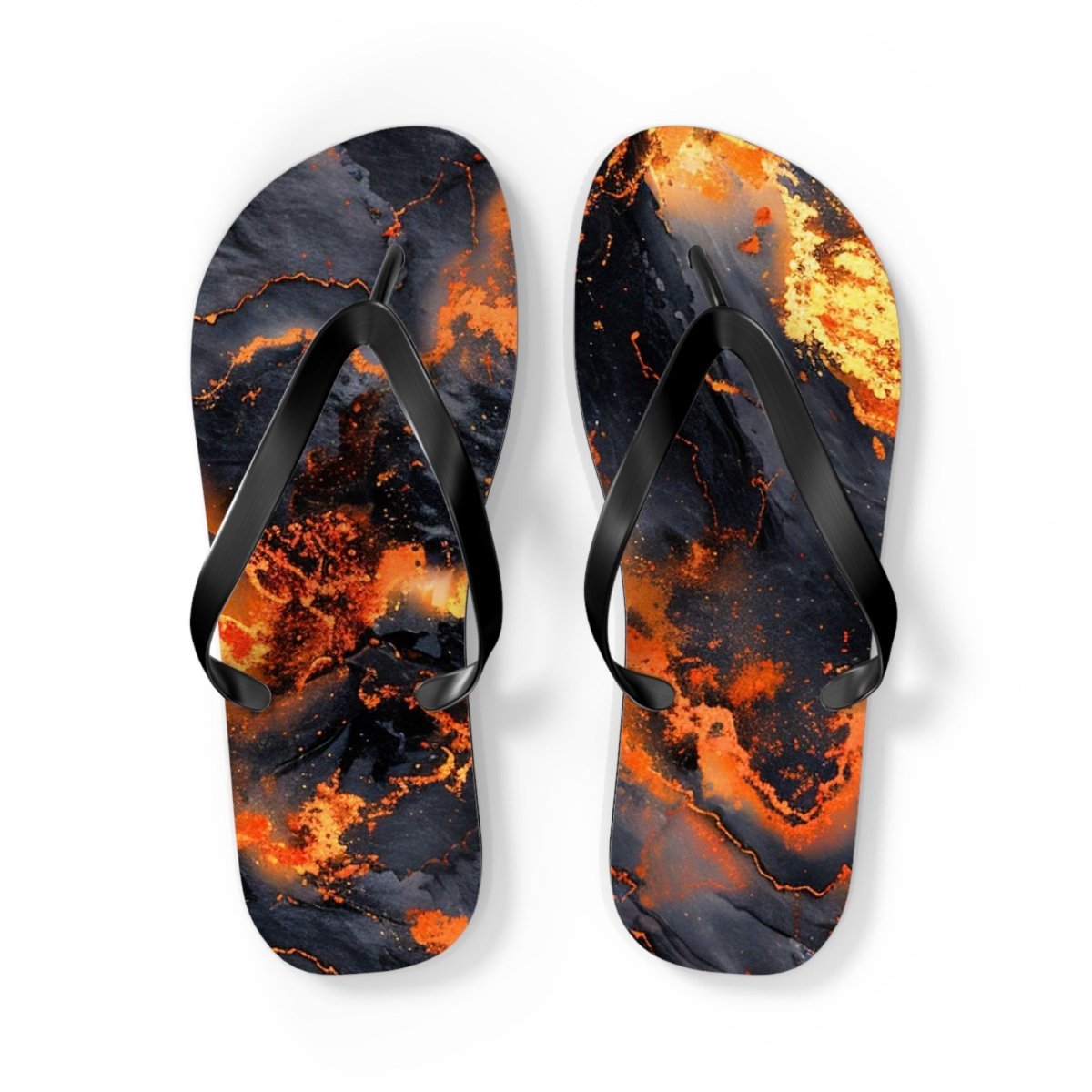 Magma Madness design Flip Flops 25045407101221233622 Earthbound Pacific