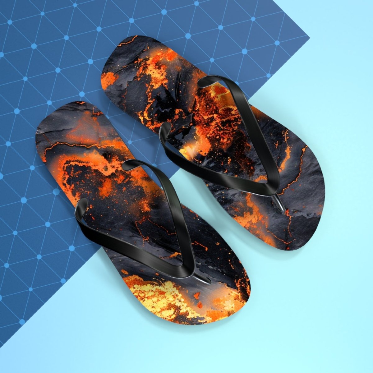 Magma Madness design Flip Flops 35253785317569750916 Earthbound Pacific
