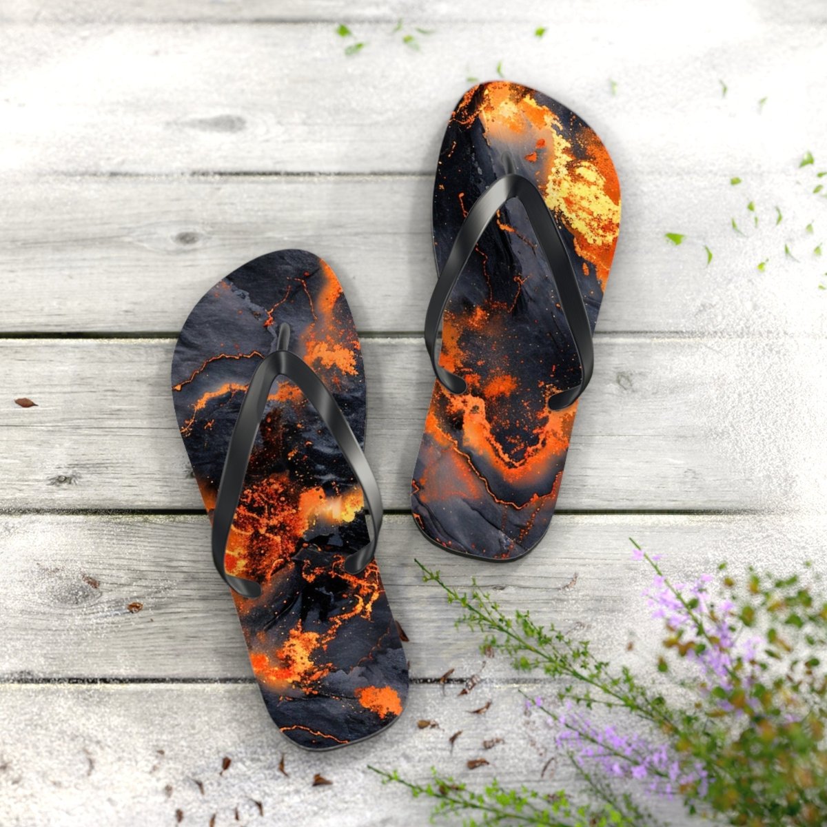 Magma Madness design Flip Flops 35253785317569750916 Earthbound Pacific