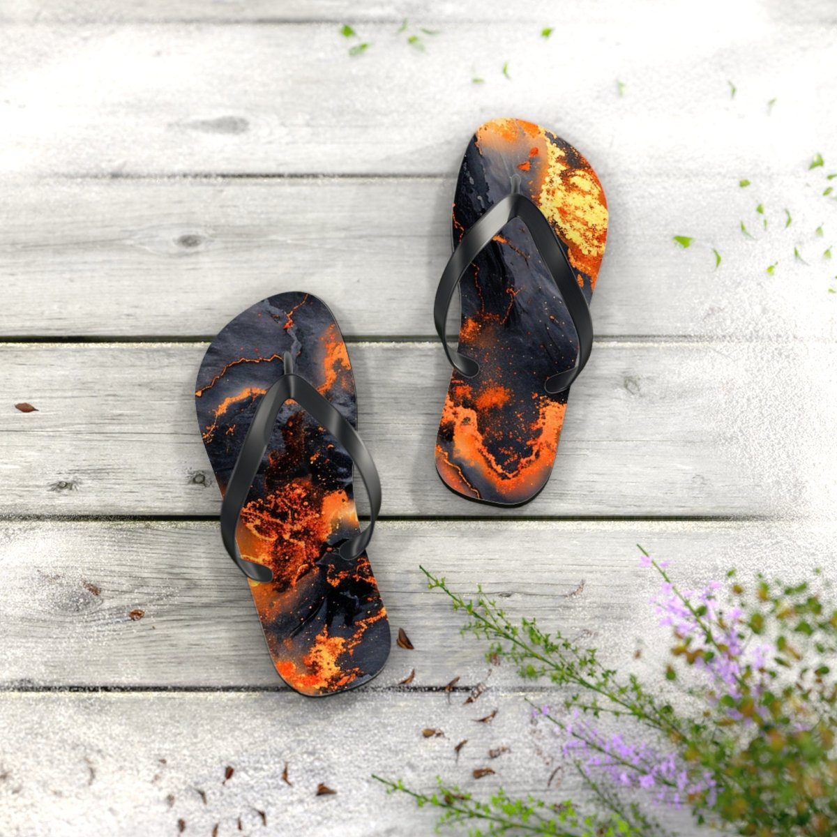 Magma Madness design Flip Flops 35253785317569750916 Earthbound Pacific