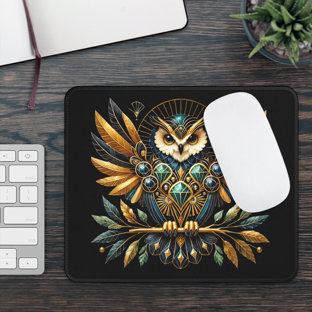 Majestic Owl Gaming Mouse Pad - Exotic Design for Gamers and Creatives 13901800518576649575 Earthbound Pacific
