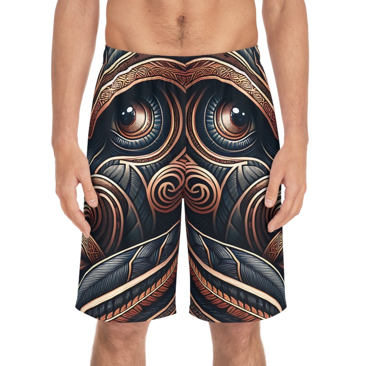 Maori Inspired Men's Board Shorts - Earthbound Pacific