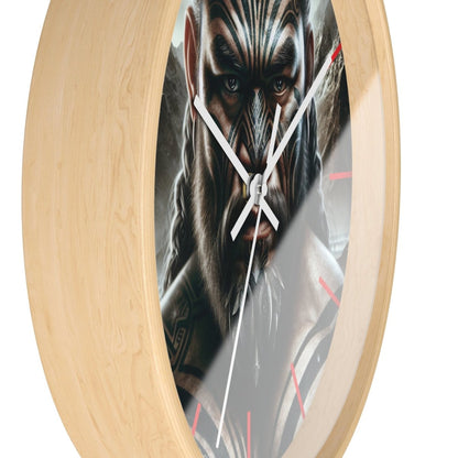 Maori Moko Wall Clock - Earthbound Pacific