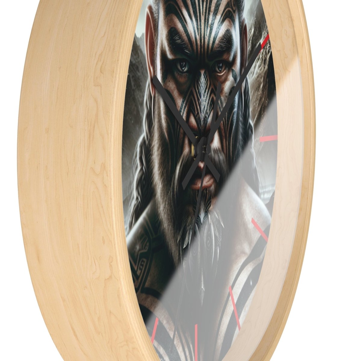 Maori Moko Wall Clock - Earthbound Pacific