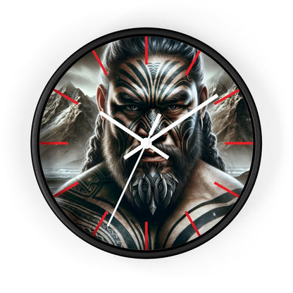 Maori Moko Wall Clock - Earthbound Pacific