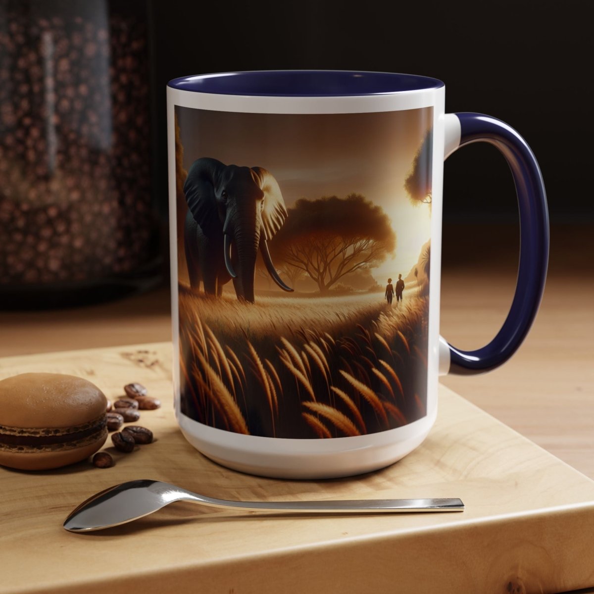 Mug - Bull Elephant Coffee Mug - Earthbound Pacific