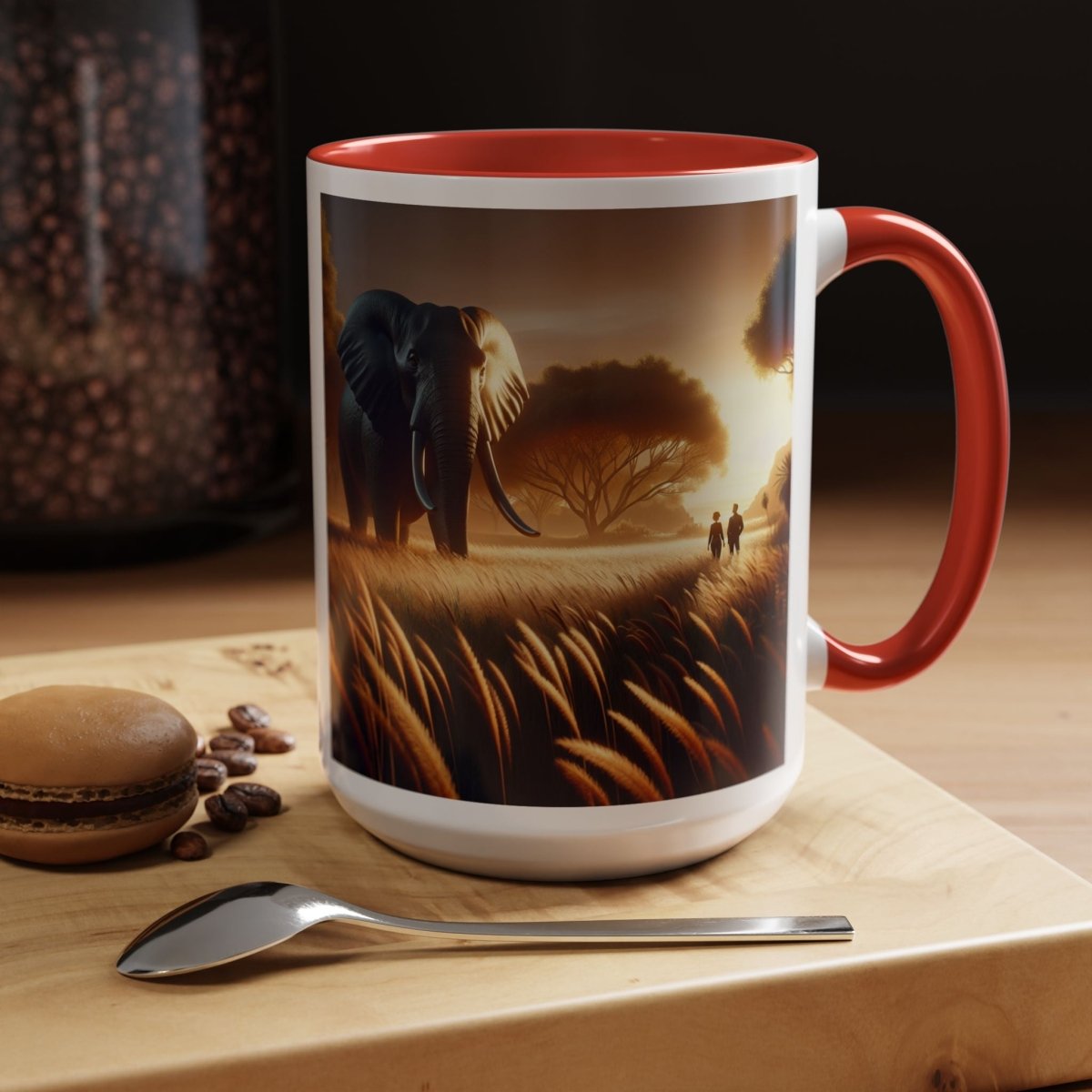 Mug - Bull Elephant Coffee Mug - Earthbound Pacific