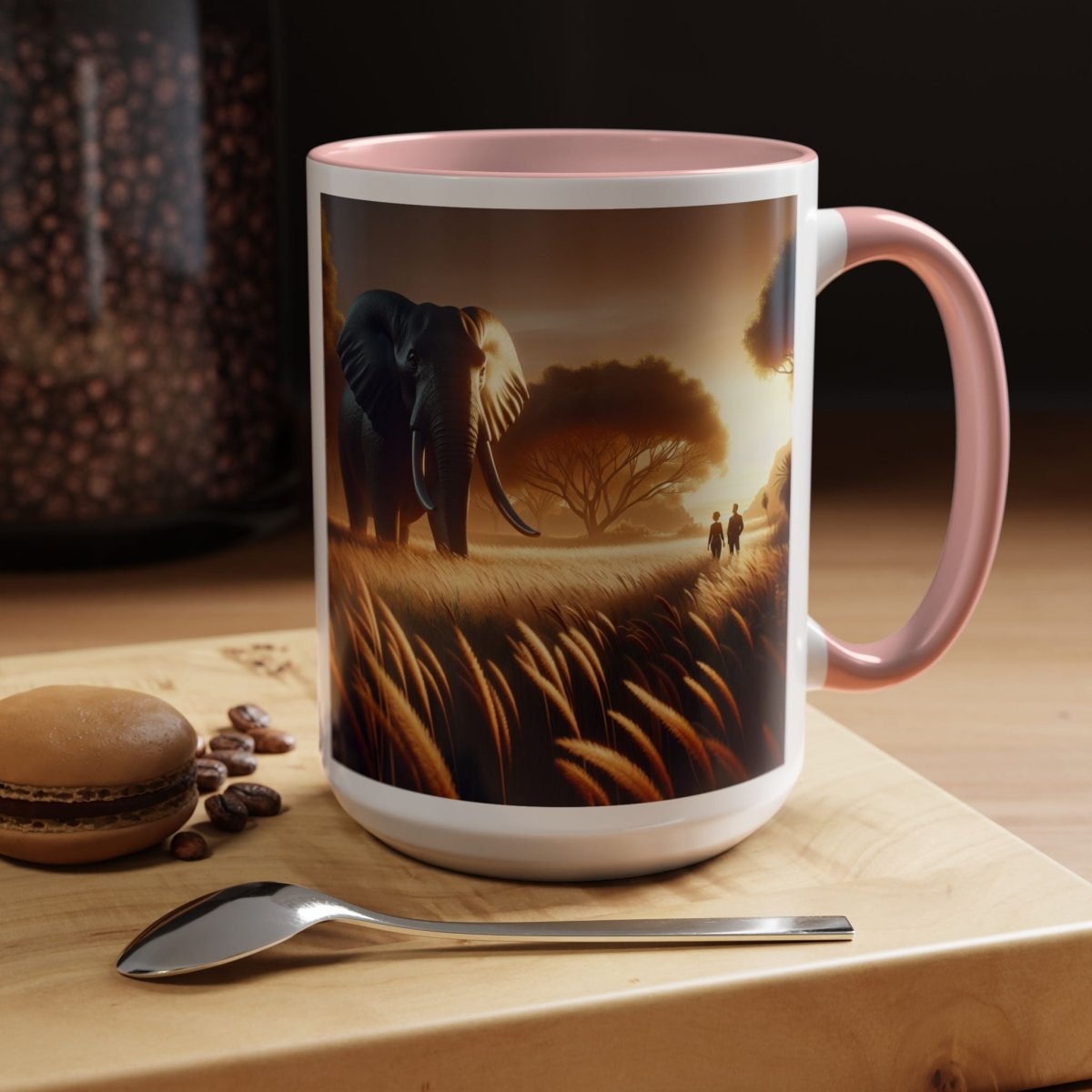 Mug - Bull Elephant Coffee Mug - Earthbound Pacific