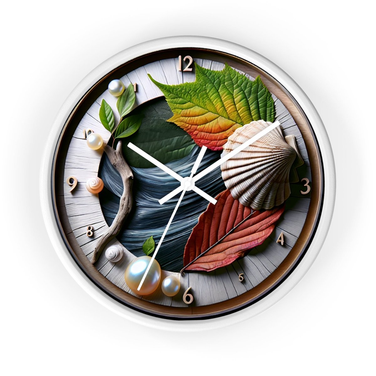 Nature Custom Design Wall Clock - Earthbound Pacific