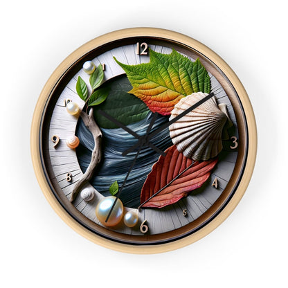 Nature Custom Design Wall Clock - Earthbound Pacific