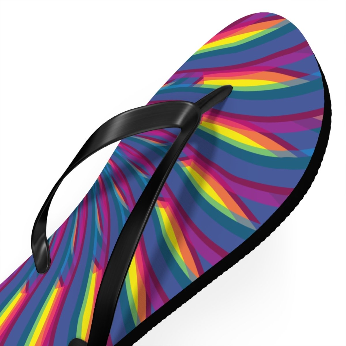Neon Waves Design Flip Flops 30222639542548142895 Earthbound Pacific