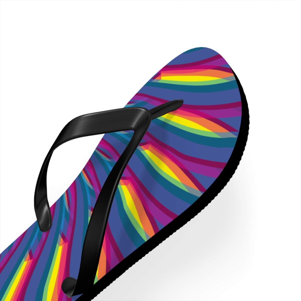 Neon Waves Design Flip Flops 30222639542548142895 Earthbound Pacific
