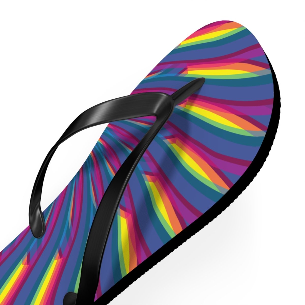 Neon Waves Design Flip Flops 30222639542548142895 Earthbound Pacific