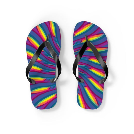Neon Waves Design Flip Flops 33760822149650987699 Earthbound Pacific