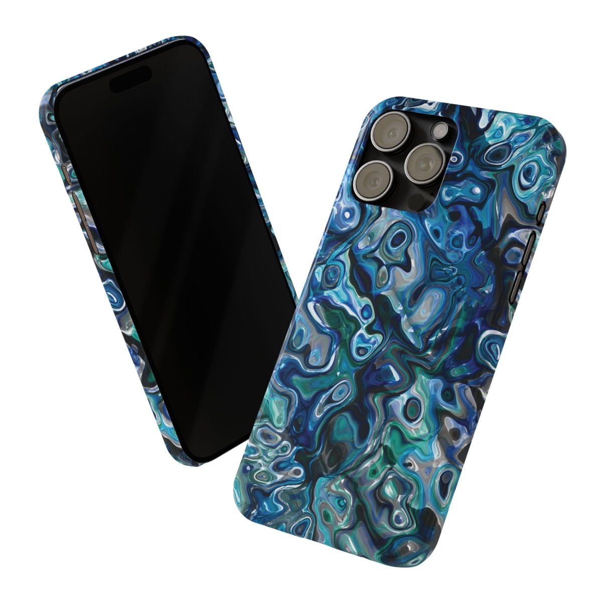 New Zealand - Inspired Phone Case Abalone Paua Shell,Slim iPhone Cover, Protective Case, Unique Gift, Trendy Accessories, - Earthbound Pacific