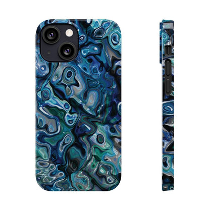 New Zealand - Inspired Phone Case Abalone Paua Shell,Slim iPhone Cover, Protective Case, Unique Gift, Trendy Accessories, - Earthbound Pacific