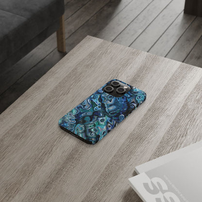 New Zealand - Inspired Phone Case Abalone Paua Shell,Slim iPhone Cover, Protective Case, Unique Gift, Trendy Accessories, - Earthbound Pacific