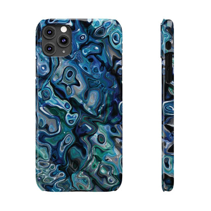 New Zealand - Inspired Phone Case Abalone Paua Shell,Slim iPhone Cover, Protective Case, Unique Gift, Trendy Accessories, - Earthbound Pacific