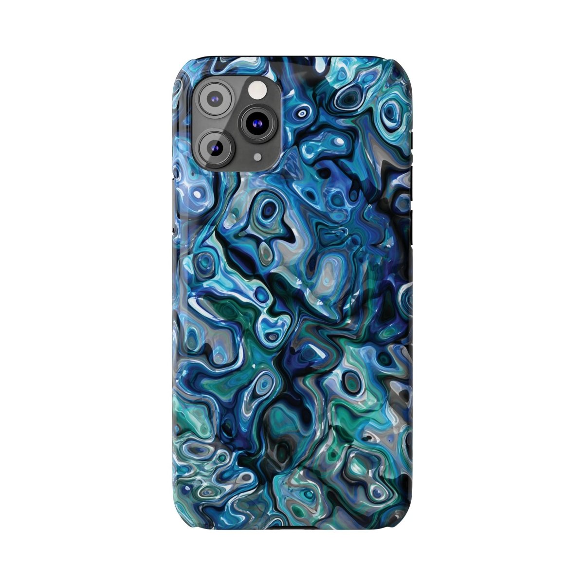 New Zealand - Inspired Phone Case Abalone Paua Shell,Slim iPhone Cover, Protective Case, Unique Gift, Trendy Accessories, - Earthbound Pacific