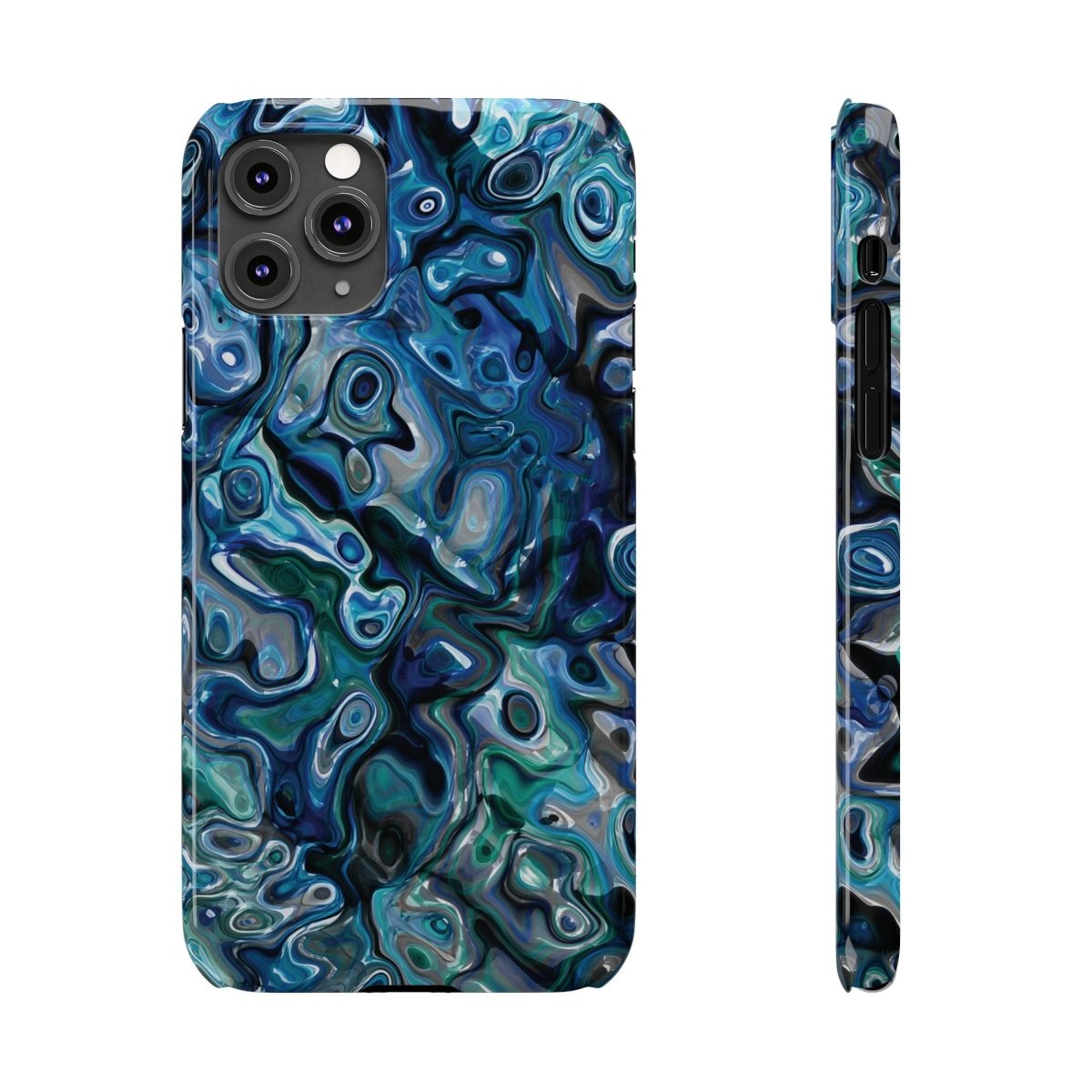 New Zealand - Inspired Phone Case Abalone Paua Shell,Slim iPhone Cover, Protective Case, Unique Gift, Trendy Accessories, - Earthbound Pacific