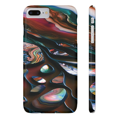 New Zealand - Inspired Phone Case Abalone Paua Shell,Slim iPhone Cover, Protective Case, Unique Gift, Trendy Accessories, - Earthbound Pacific