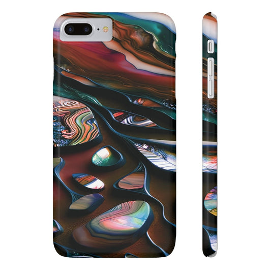 New Zealand - Inspired Phone Case Abalone Paua Shell,Slim iPhone Cover, Protective Case, Unique Gift, Trendy Accessories, - Earthbound Pacific