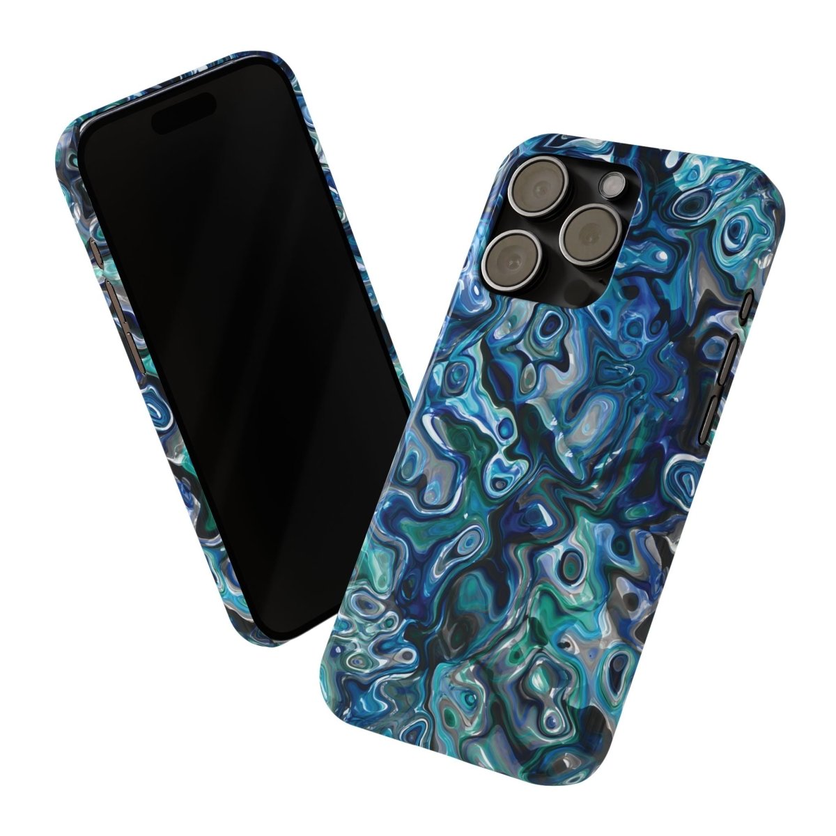 New Zealand - Inspired Phone Case Abalone Paua Shell,Slim iPhone Cover, Protective Case, Unique Gift, Trendy Accessories, - Earthbound Pacific