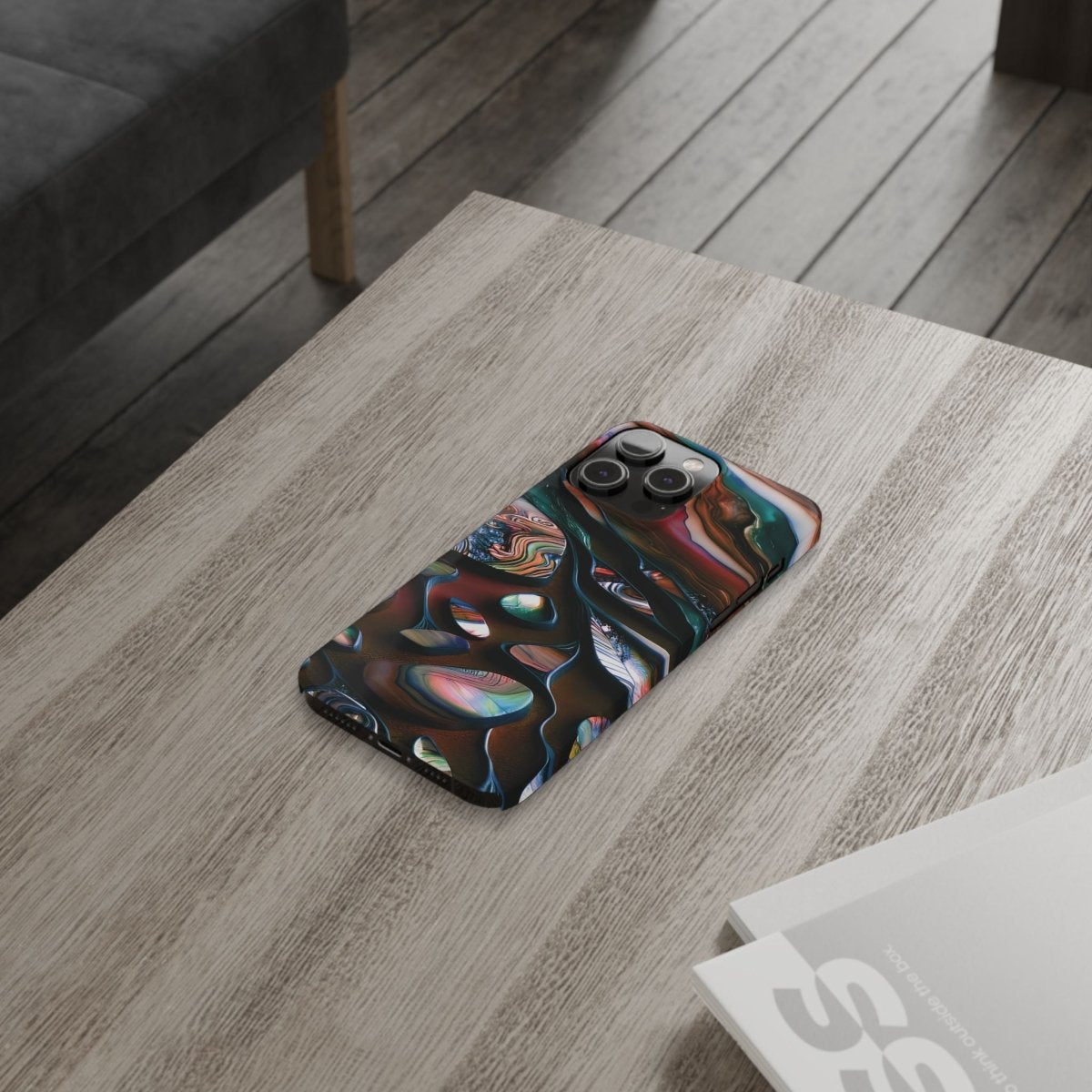 New Zealand - Inspired Phone Case Abalone Paua Shell,Slim iPhone Cover, Protective Case, Unique Gift, Trendy Accessories, - Earthbound Pacific